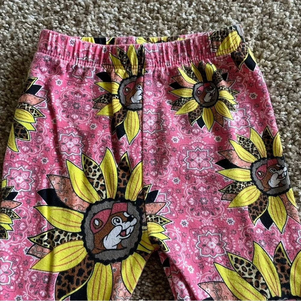 Buc-ee's Bell Bottom Pants Toddler Girls 2T Pink - Picture 3 of 8